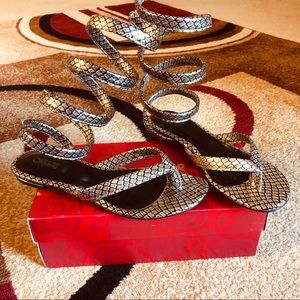 Carlos by Carlos Santana Snakeskin Sandal